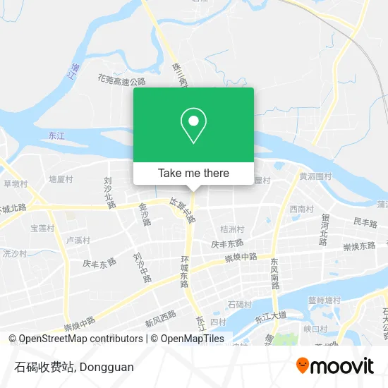 石碣收费站 map