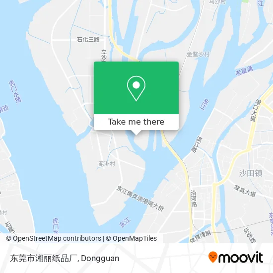 东莞市湘丽纸品厂 map