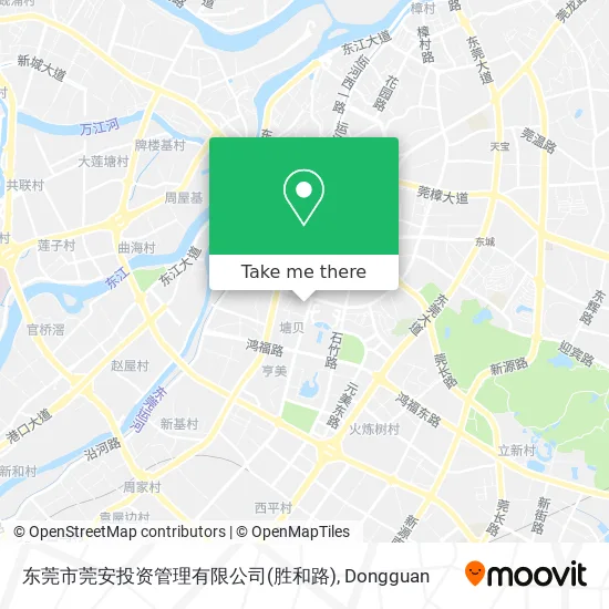 东莞市莞安投资管理有限公司(胜和路) map