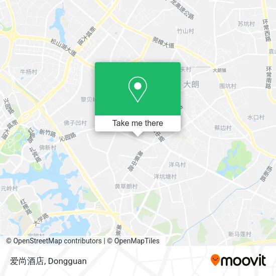 爱尚酒店 map