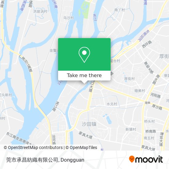 莞市承昌紡織有限公司 map