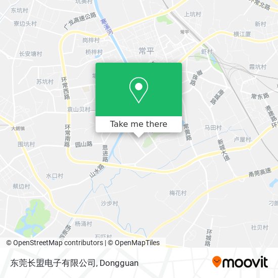 东莞长盟电子有限公司 map