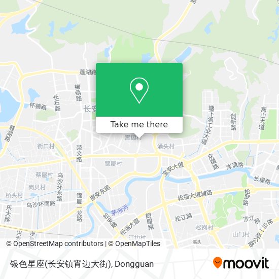银色星座(长安镇宵边大街) map