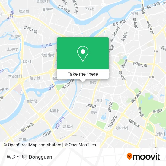 昌龙印刷 map