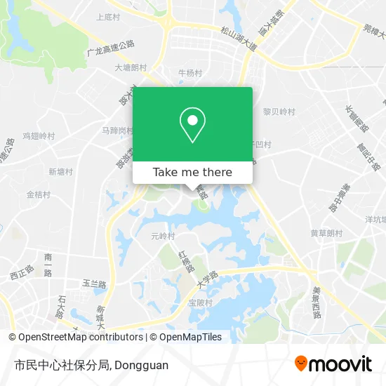 市民中心社保分局 map