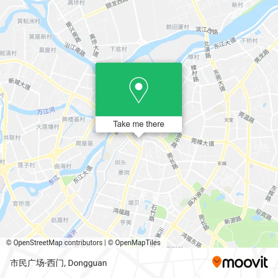 市民广场-西门 map