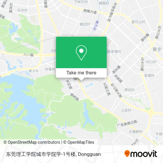 东莞理工学院城市学院学-1号楼 map