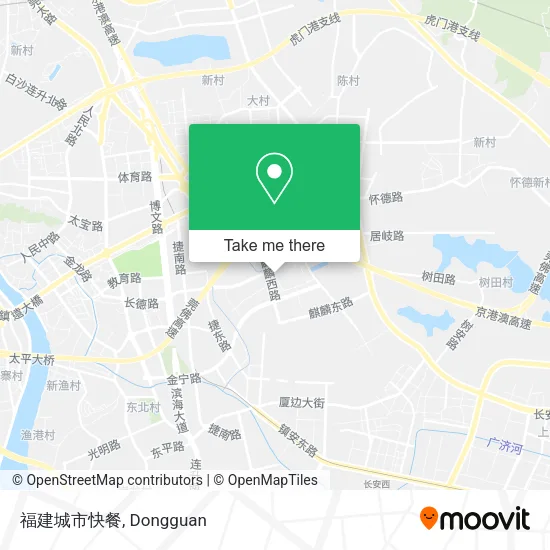 福建城市快餐 map