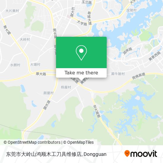 东莞市大岭山鸿顺木工刀具维修店 map