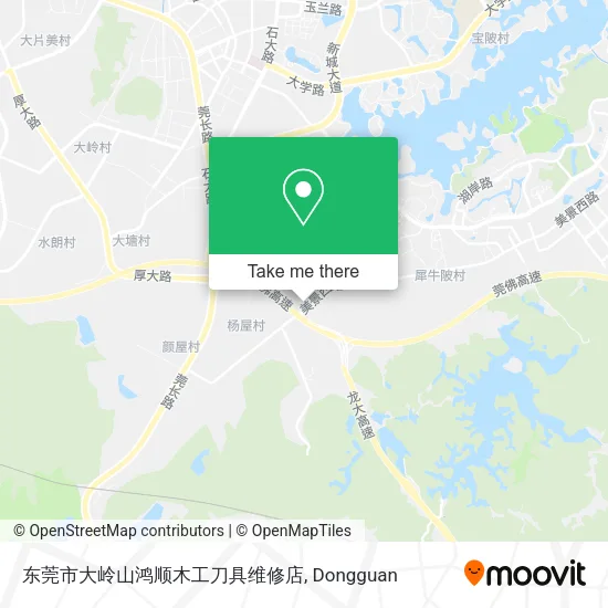 东莞市大岭山鸿顺木工刀具维修店 map
