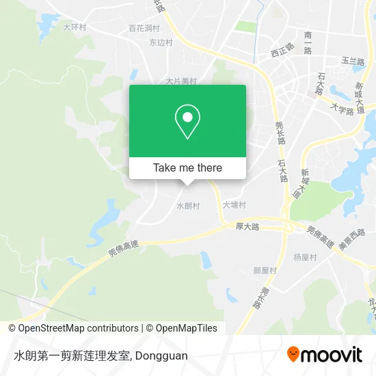水朗第一剪新莲理发室 map