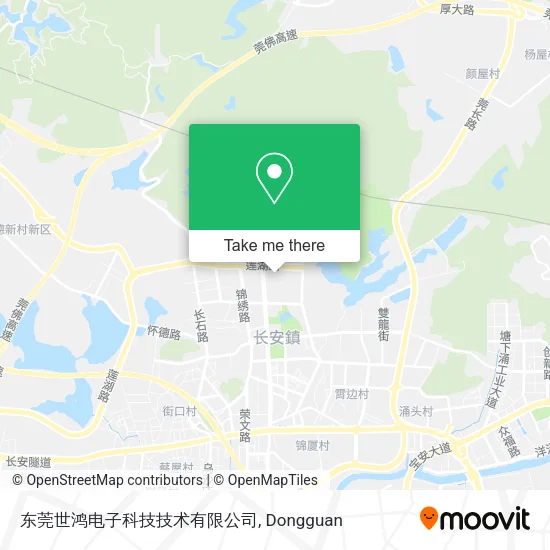 东莞世鸿电子科技技术有限公司 map