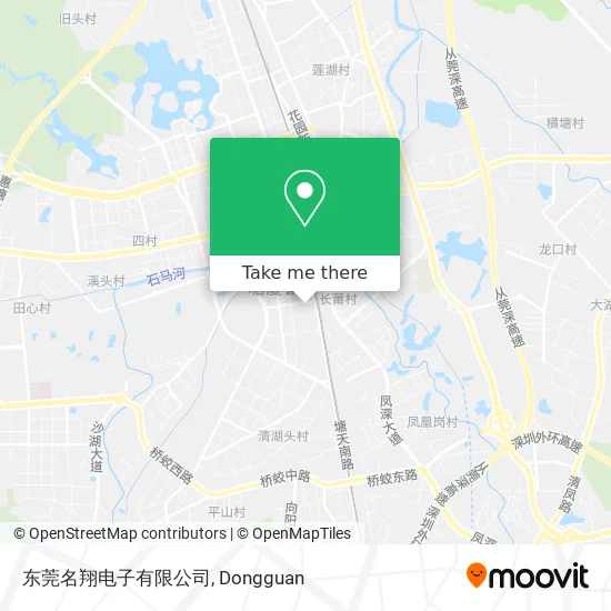 东莞名翔电子有限公司 map