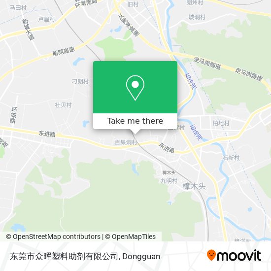 东莞市众晖塑料助剂有限公司 map