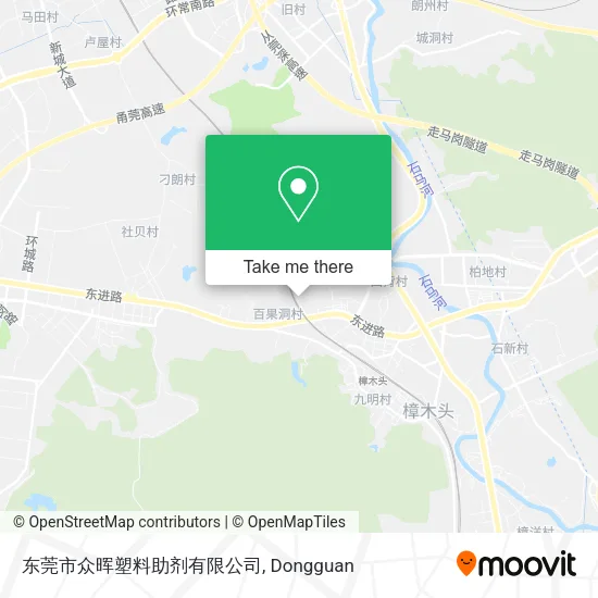东莞市众晖塑料助剂有限公司 map