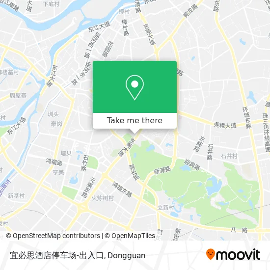 宜必思酒店停车场-出入口 map