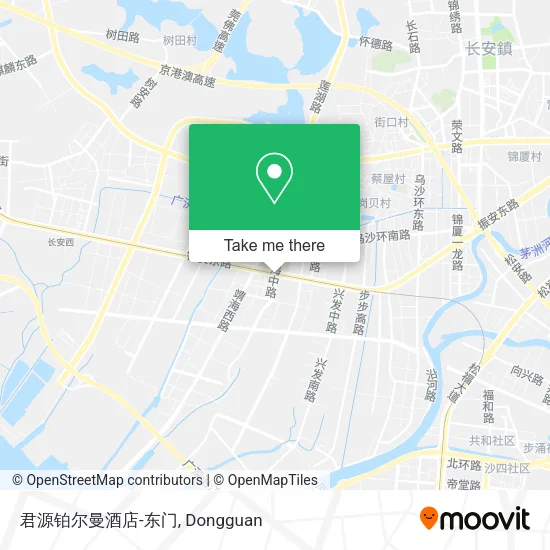 君源铂尔曼酒店-东门 map