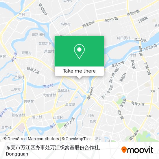 东莞市万江区办事处万江织窝基股份合作社 map