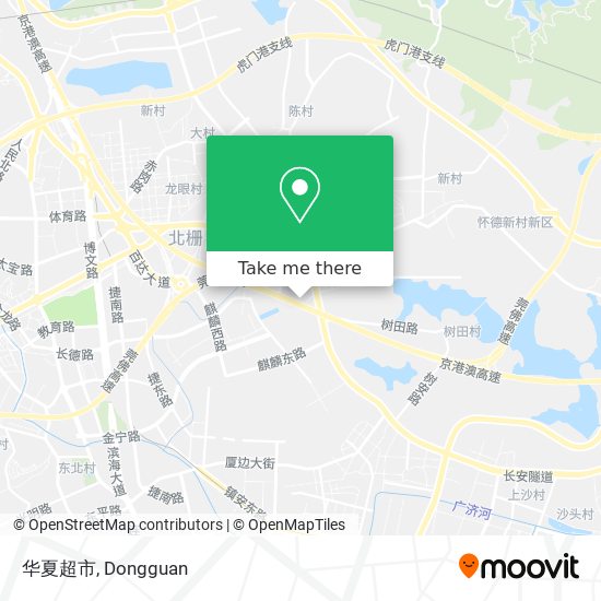 华夏超市 map
