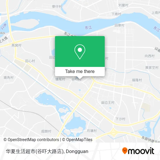华夏生活超市(谷吓大路店) map