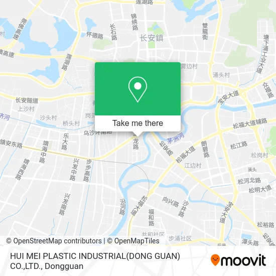 HUI MEI PLASTIC INDUSTRIAL(DONG GUAN) CO.,LTD. map
