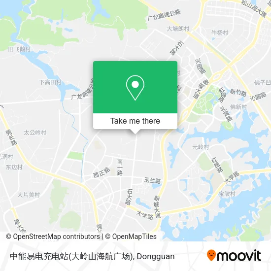 中能易电充电站(大岭山海航广场) map
