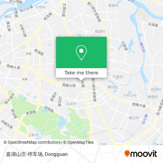 嘉湖山庄-停车场 map