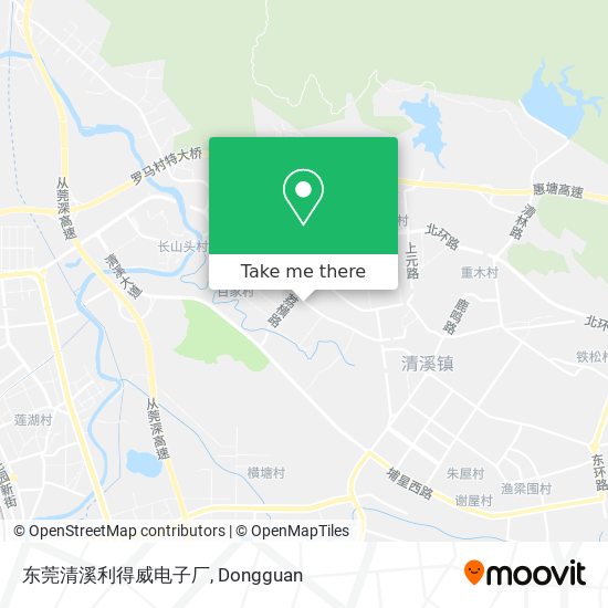 东莞清溪利得威电子厂 map