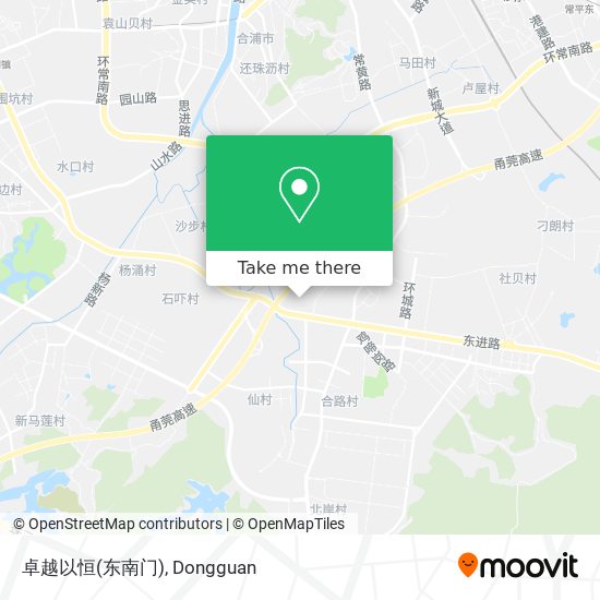 卓越以恒(东南门) map