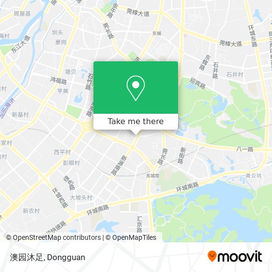 澳园沐足 map