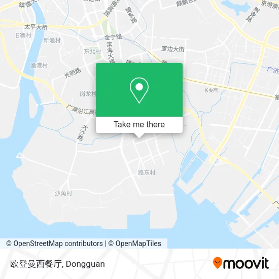 欧登曼西餐厅 map