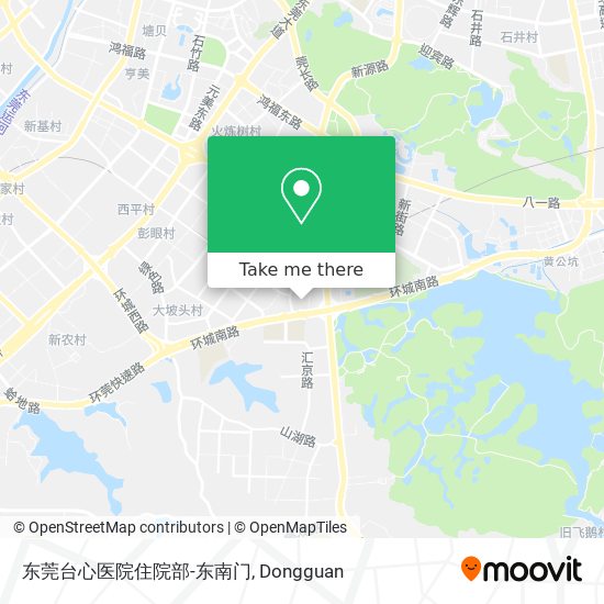 东莞台心医院住院部-东南门 map