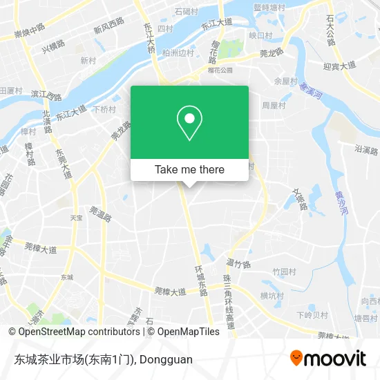 东城茶业市场(东南1门) map