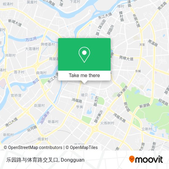 乐园路与体育路交叉口 map