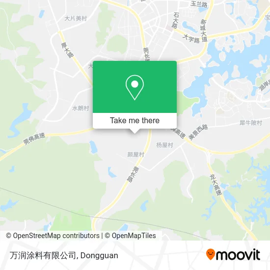 万润涂料有限公司 map