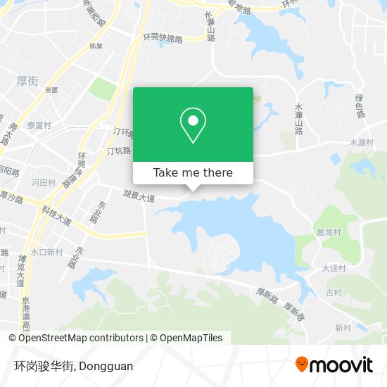 环岗骏华街 map