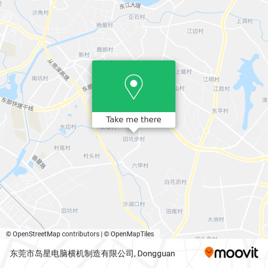 东莞市岛星电脑横机制造有限公司 map