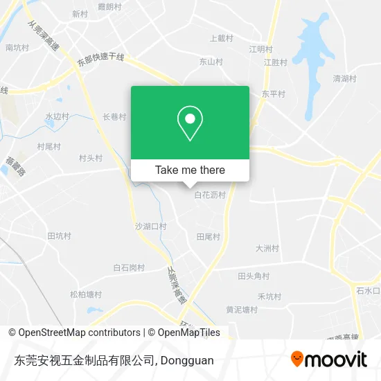 东莞安视五金制品有限公司 map