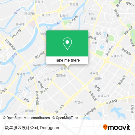 驳星服装没计公司 map