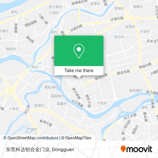 东莞科达铝合金门业 map