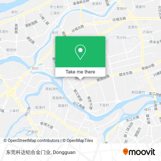 东莞科达铝合金门业 map