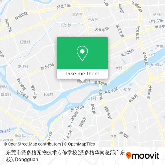 东莞市派多格宠物技术专修学校(派多格华南总部广东校) map