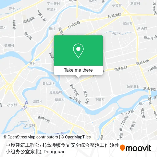 中厚建筑工程公司(高埗镇食品安全综合整治工作领导小组办公室东北) map