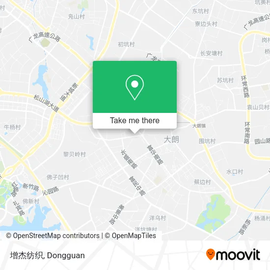 增杰纺织 map