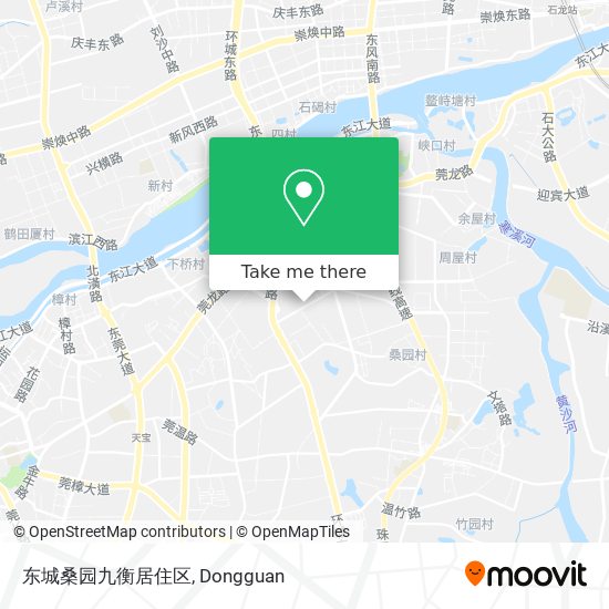 东城桑园九衡居住区 map