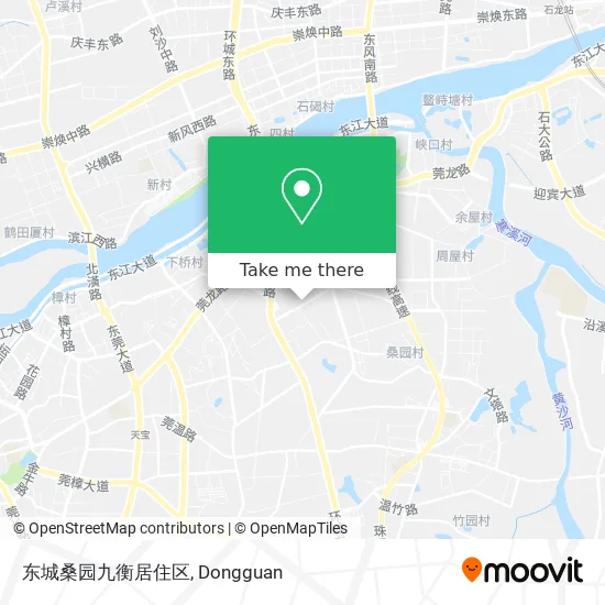 东城桑园九衡居住区 map
