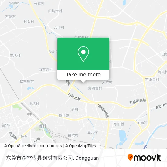 东莞市森空模具钢材有限公司 map