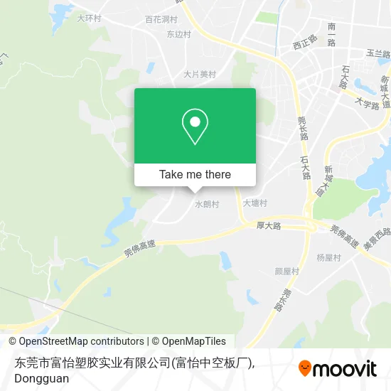 东莞市富怡塑胶实业有限公司(富怡中空板厂) map