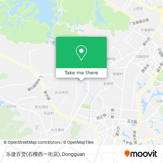 乐捷百货(石榴西一街店) map