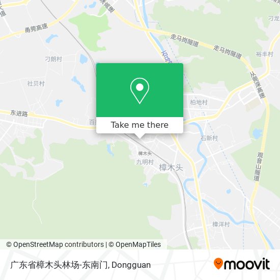广东省樟木头林场-东南门 map